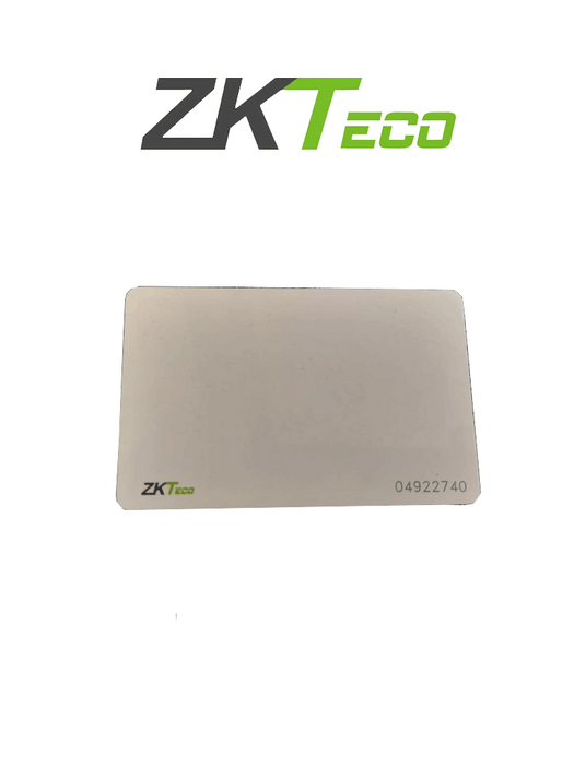 ZKTECO UHF1T9 - Tarjeta de PVC UHF / Frecuencia 915 Mhz / Grosor de 0.88 mm / Compatible con Lectoras Modelos UHF5F, UHF10F y U1000F