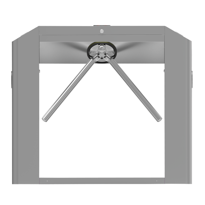 ZKTECO TS2200PRO - Torniquete Trípode Doble Carril Bidireccional / Semiautomático / Acero Inoxidable / Indicadores LED / 110V / Exterior Protegido / Requiere lectores y Panel