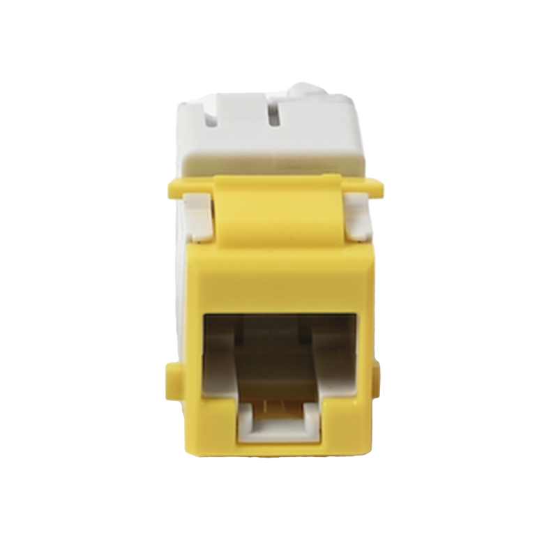 U6A-K05NS Jack UltraMAX Cat6A, UTP, Tipo Keystone, Color Amarillo, Punch Down
