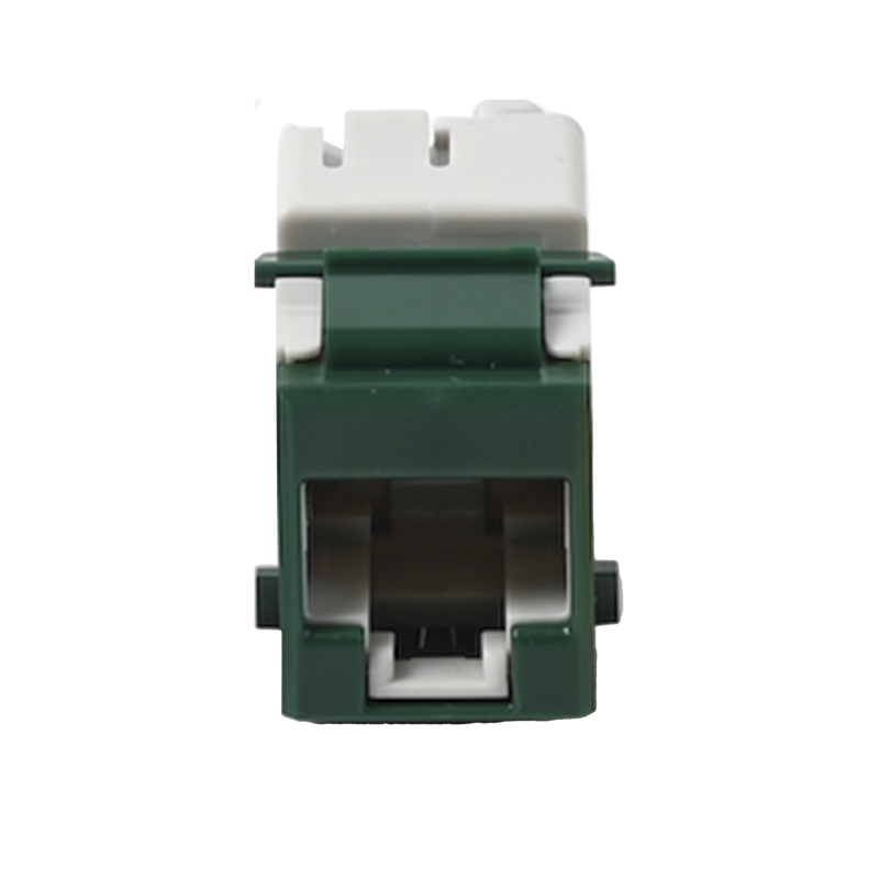 U6A-K07NS Jack UltraMAX Cat6A, UTP, Tipo Keystone, Color Verde, Punch Down
