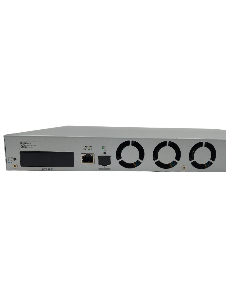 Ubiquiti UNVR - NVR Empresarial UniFi Protect recomendado para 15 cámaras 4K o 50 cámaras Full HD, con 4 bahías de disco duro, puerto Gigabit RJ-45 y configuración RAID 1 o RAID 5 automática.
