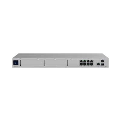 UniFi Cloud Gateway: Dream Machine PRO MAX. Administra hasta 150 dispositivos UniFi y 2000 clientes/todas las aplicaciones UniFi/5 Gbps de ruteo con IDS/IPS, 2 bahías 3.5", 128 GB SSD internos, Fail Over, balanceo de cargas, VPN/SD-WAN - Toer