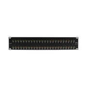 Patch Panel UltraMAX. UTP, Precargado con Jacks Cat6, 48 Puertos, Plano, 2U - Toer