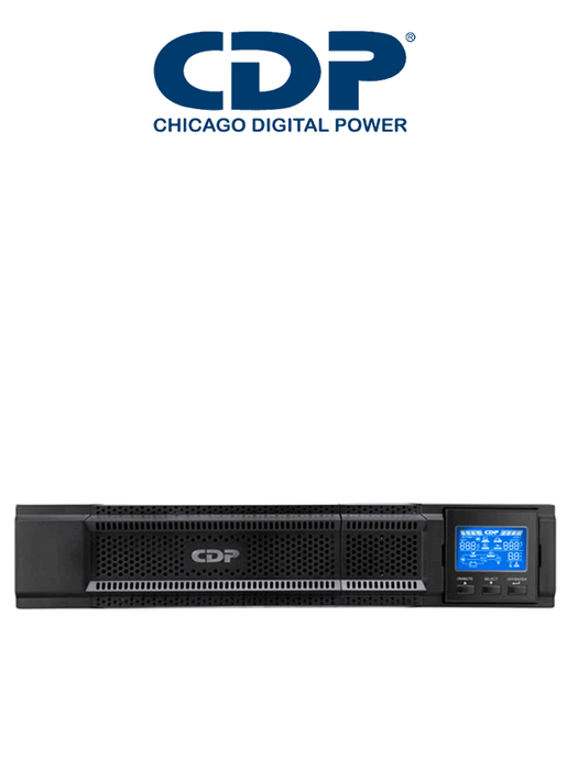CDP UPO11-2RT AX - UPS Online / 2000VA / 2000W / 8 Terminales de salida / 4 Terminales programables / Pantalla LCD / 5min a plena carga /