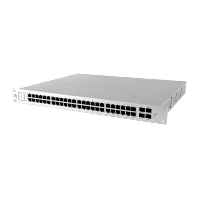 US-48-500W UniFi Switch PoE+/ Pasivo 24V, Administrable de 48 puertos 10/100/1000 Mbps, 2 puertos SFP Gigabit , 2 puertos SFP+ 10 G, 500W