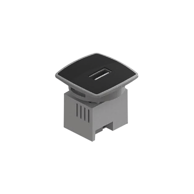 Caja Mini USB Charger, Color Negro 1 Puerto USB