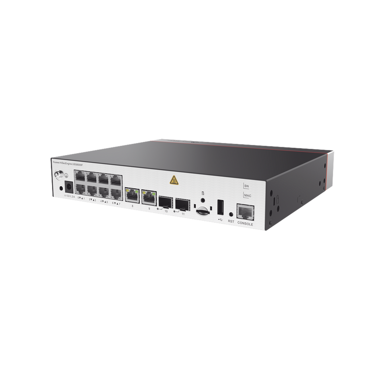 USG6510FD Firewall HUAWEI Ideal para PyMES Empresas: 1 Año Gratis de Seguridad Total (Antivirus, IPS y Filtrado Web), Soporta SD-WAN y Nube con Protección de Borde (Licencias Opcionales)