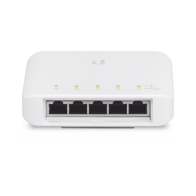 Switch UniFi FLEX de 5 puertos para semi-exterior IP55 (1 x PoE de entrada 802.3af/at/bt y 4 puertos PoE de salida 802.3af) - Toer