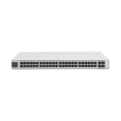 UniFi Switch USW-Pro-48, Capa 3 de 48 puertos Gigabit RJ-45 + 4 puertos 1/10G SFP+, pantalla informativa - Toer