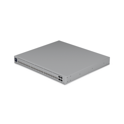 UniFi Switch Pro HD Capa 3, 24 puertos Etherlighting POE++ / (22) puertos 2.5 GbE, (2) puertos 10GbE, todos POE++, (4) puertos 10G SFP+, 600W presupuesto POE - Toer
