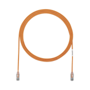 Cable de Parcheo TX6, UTP Cat6, Diámetro Reducido (28AWG), Color Naranja, 7ft - Toer