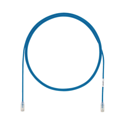 Cable de Parcheo UTP Cat6A, CM/LSZH, Diámetro Reducido (28AWG), Color Azul, 17 Metros (55.77 Pies)
