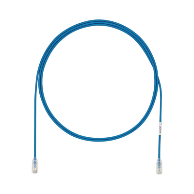 Cable de Parcheo UTP Cat6A, CM/LSZH, Diámetro Reducido (28AWG), Color Azul, 20ft