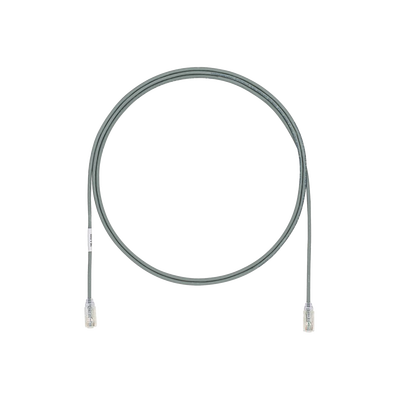 Cable de Parcheo UTP Cat6A, CM/LSZH, Diámetro Reducido (28AWG), Color Gris, 19.81 Metros (65 Pies)