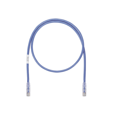 Cable de Parcheo UTP, Cat6A, 24 AWG, CM, Color Azul, 4.27 Metros (14 Pies)