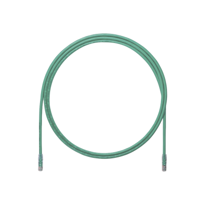 Cable de Parcheo UTP, Cat6A, 24 AWG, CM, Color Verde, 6.1 Metros (20 Pies)