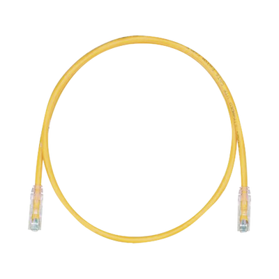 Cable de Parcheo TX6, UTP Cat6, 24 AWG, CM, Color Amarillo, 3.05 Metros (10 Pies)