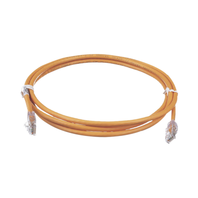 Cable de Parcheo TX6, UTP Cat6, 24 AWG, CM, Color Naranja, 0.91 Metros (3 Pies)