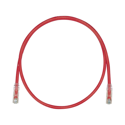 Cable de Parcheo TX6, UTP Cat6, 24 AWG, CM, Color Rojo, 1.52 Metros (5 Pies)