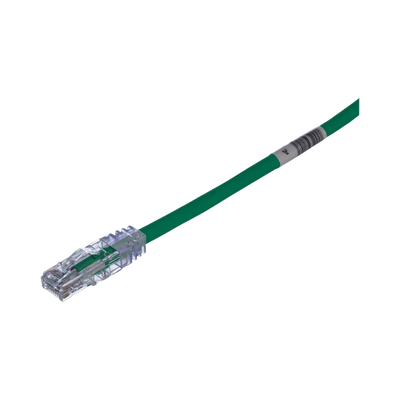 Cable de Parcheo TX6, UTP Cat6, 24 AWG, CM, Color Verde, 2.13 Metros (7 Pies)