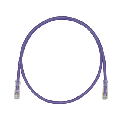 Cable de Parcheo TX6, UTP Cat6, 24 AWG, CM, Color Violeta, 8 Metros (26.25 Pies)