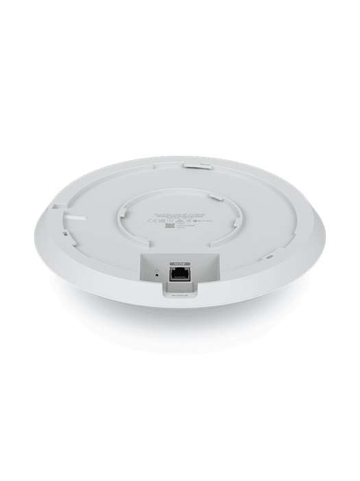 UBIQUITI U6-ENTERPRISE- Punto de Acceso WiFi 6 Enterprise/ MIMO 4x4/ Alta Densidad de Usuarios/ Freciencia WiFi 2.4GHz & 5GHz & 6GHz/ 1 Puerto RJ45 2.5GBE