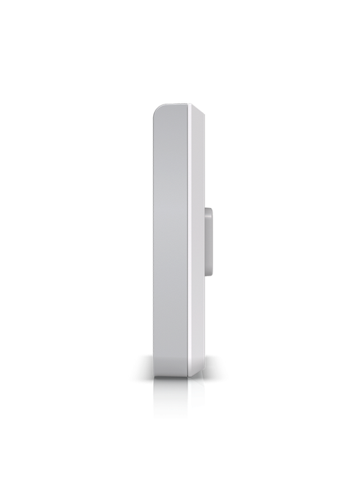 UBIQUITI U6-IW - Punto de Acceso para pared WiFi 6/ Frecuencia de operación 2.4GHz y 5GHz/ Capacidad de transmisión de hasta 5.3Gbps/ 4 Puertos secundarios RJ-45