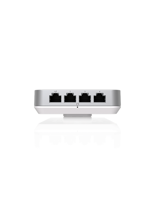 UBIQUITI U6-IW - Punto de Acceso para pared WiFi 6/ Frecuencia de operación 2.4GHz y 5GHz/ Capacidad de transmisión de hasta 5.3Gbps/ 4 Puertos secundarios RJ-45