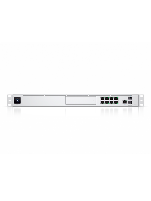 UBIQUITI UDM-PRO - UniFi Dream Machine Pro con 1 puerto WAN 10G SFP+, switch de 8 puertos Gigabit RJ45 y bahía para dis  duro de 3.5", en formato 1UR.