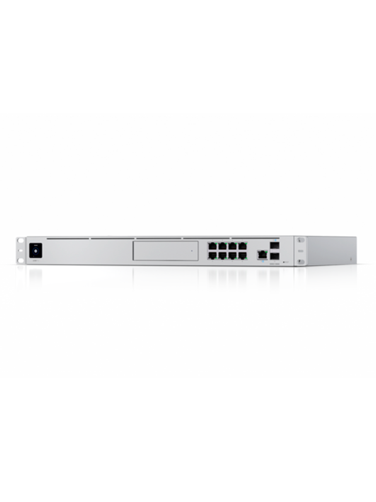 UBIQUITI UDM-PRO - UniFi Dream Machine Pro con 1 puerto WAN 10G SFP+, switch de 8 puertos Gigabit RJ45 y bahía para dis  duro de 3.5", en formato 1UR.