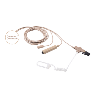 Kit de Micrófono-Audífono profesional de 3 cables para KENWOOD NX-200/300/410, TK-480/2180/3180