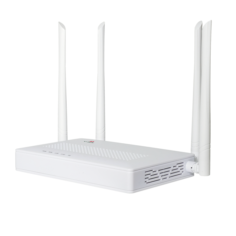 V2802-DAC ONU Dual GPON/EPON / Wi-Fi Doble Banda 2.4 y 5 GHz / Soporta MESH / 2 puertos LAN Gigabit