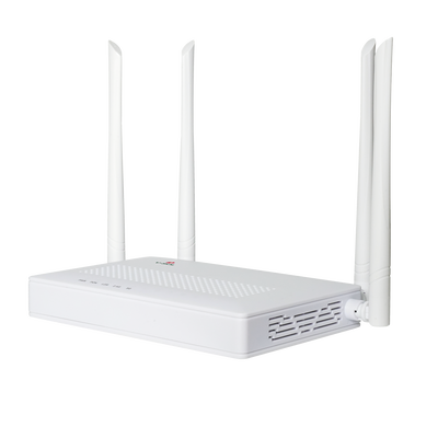 ONU Dual GPON/EPON / Wi-Fi Doble Banda 2.4 y 5 GHz / Soporta MESH / 2 puertos LAN Gigabit - Toer