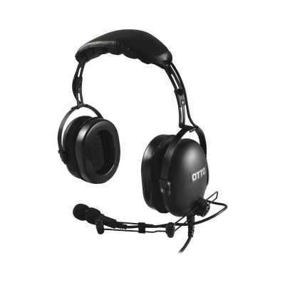 Diadema Heavy Duty sobre la cabeza para KENWOOD NX240/340/220/320/420, TK-3230/3000/3402/3312/3360/3170