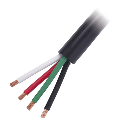 Cable Eléctrico de Uso Rudo 4 Hilos Calibre 18 AWG, Hasta 600 V. Rollo de 100 m. - Toer