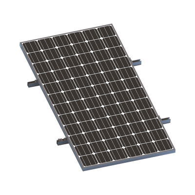 Kit De Minirieles Para Panel Solar Arreglo 1X1 Para Instalación Plano En Lámina - Toer