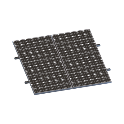 Kit De Minirieles Para Panel Solar Arreglo 1X2 Para Instalación Plano En Lámina - Toer