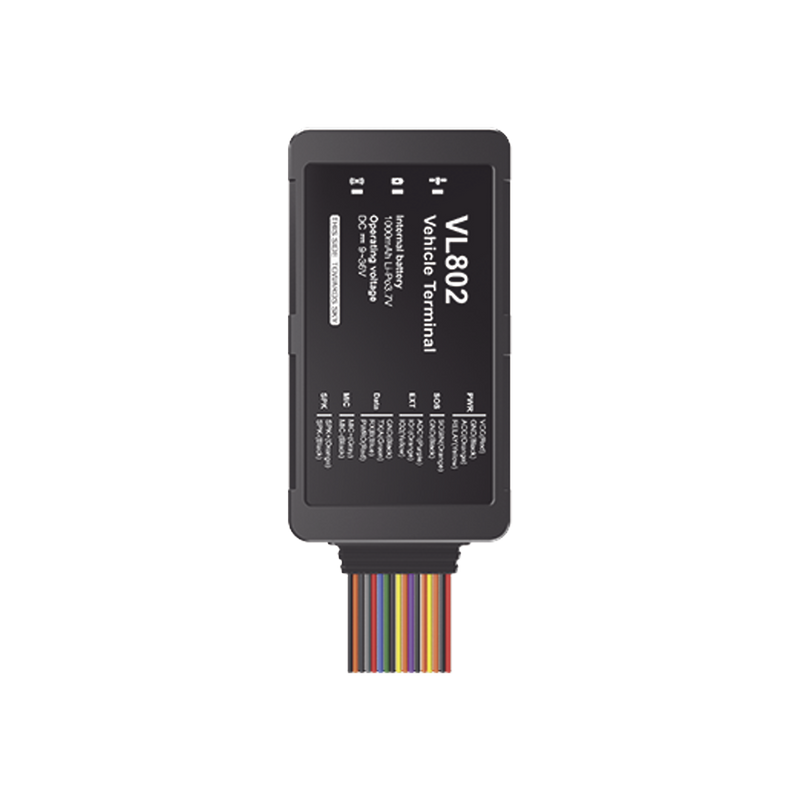 VL802 Localizador vehicular 4G Boton de Emergencia y Relevador incluidos / detección de apertura de puertas / multiples salidas digitales / compatible con sensor ultrasonico de combustible
