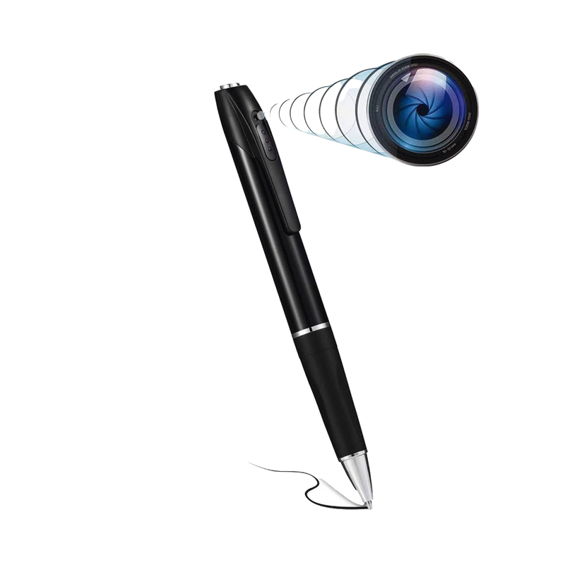 W8 Cámara Oculta en Bolígrafo (Spyce Camera) /  Full HD / Grabación de Video y Audio / Captura de Fotos / Soporta Memoria Micro-SD de hasta 64G / Tiempo de Carga Aprox. 1 hora / Tiempo de Trabajo 120 min. / Incluye Cable de Carga.