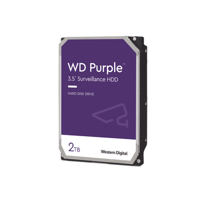 Disco Duro PURPLE de 2TB / 3 AÑOS DE GARANTÍA / Para Videovigilancia - Toer