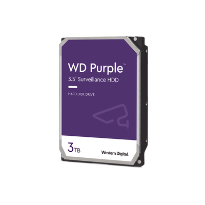 Disco Duro PURPLE de 3TB / 3 AÑOS DE GARANTÍA / Para Videovigilancia - Toer