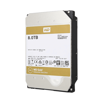 Disco Duro Gold de 8TB / Clase Enterprise / 5 AÑOS DE GARANTÍA