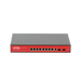 Switch Administrable Capa 2 de 8 puertos 10/100/1000 PoEaf/at + 2 x SFP Gigabit, con respaldo para energía solar - Toer