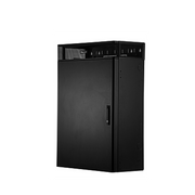 Gabinete de Montaje en Pared TrueEdge™, Con 6 UR para Equipo Activo y 6 UR para Paneles de Parcheo, Fabricado en Acero, Color Negro - Toer