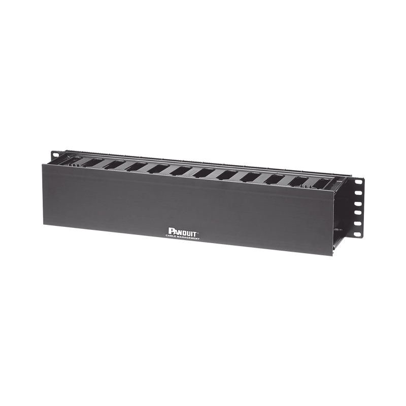 WMPF1E Organizador de Cables Horizontal PatchLink, Sencillo (Solo Frontal), Para Rack de 19in, 2UR