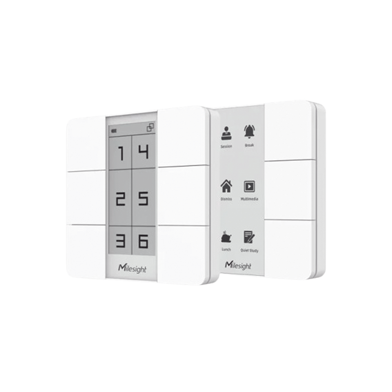 WS156-915M Panel Inteligente con Botones Programables y Display Digital para Automatización LoRaWAN