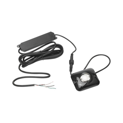 Estrobo Oculto de 1 LED de 10W, Ideal para Vehículos Encubierto, Color Rojo - Toer