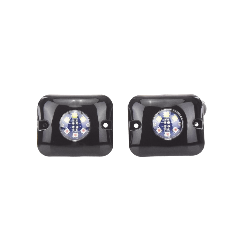 X12AW Estrobos Ocultos de 6 LED, Color ámbar / claro