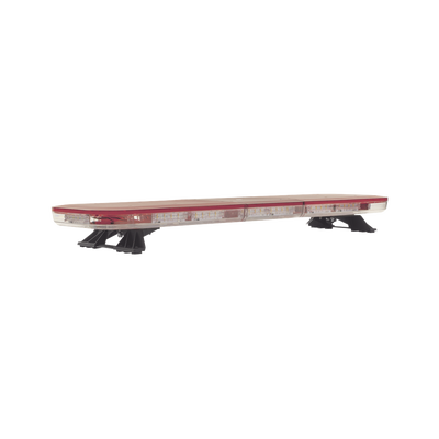 Barra de luces LED de 47", 124 LED, con control de tráfico en color ámbar, dual color rojo/claro, ideal para equipar ambulancias y unidades de bomberos - Toer