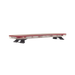 Barra de luces LED de 47", 124 LED, con control de tráfico en color ámbar, dual color rojo/claro, ideal para equipar ambulancias y unidades de bomberos - Toer
